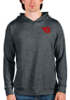 Main image for Antigua Dayton Flyers Mens Charcoal Absolute Long Sleeve Hoodie
