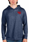 Main image for Antigua Dayton Flyers Mens Navy Blue Absolute Long Sleeve Hoodie