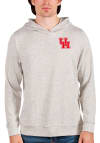Main image for Antigua Houston Cougars Mens Oatmeal Absolute Long Sleeve Hoodie