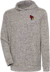 Main image for Antigua Illinois State Redbirds Mens Oatmeal Absolute Long Sleeve Hoodie