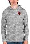 Main image for Antigua Louisville Cardinals Mens Green Absolute Long Sleeve Hoodie