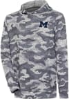 Main image for Antigua Michigan Wolverines Mens Green Absolute Long Sleeve Hoodie