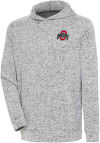 Main image for Antigua Ohio State Buckeyes Mens Grey Absolute Long Sleeve Hoodie