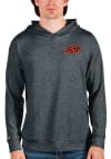 Main image for Antigua Oklahoma State Cowboys Mens Charcoal Absolute Long Sleeve Hoodie