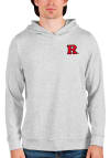 Main image for Antigua Rutgers Scarlet Knights Mens Grey Absolute Long Sleeve Hoodie