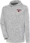 Main image for Antigua Southern Illinois Salukis Mens Grey Absolute Long Sleeve Hoodie
