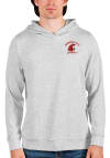 Main image for Antigua Washington State Cougars Mens Grey Absolute Long Sleeve Hoodie