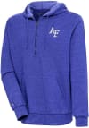 Main image for Antigua Air Force Falcons Mens Blue Action Long Sleeve 1/4 Zip Pullover