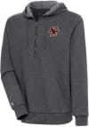 Main image for Antigua Boston College Eagles Mens Charcoal Action Long Sleeve 1/4 Zip Pullover