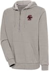 Main image for Antigua Boston College Eagles Mens Oatmeal Action Long Sleeve 1/4 Zip Pullover