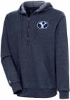 Main image for Antigua BYU Cougars Mens Navy Blue Action Long Sleeve 1/4 Zip Pullover