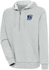 Main image for Antigua Creighton Bluejays Mens Grey Action Long Sleeve 1/4 Zip Pullover