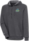 Main image for Antigua Delaware Fightin' Blue Hens Mens Charcoal Action Long Sleeve 1/4 Zip Pullover