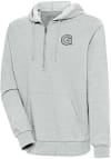 Main image for Antigua Georgetown Hoyas Mens Grey Action Long Sleeve 1/4 Zip Pullover