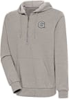 Main image for Antigua Georgetown Hoyas Mens Oatmeal Action Long Sleeve 1/4 Zip Pullover