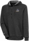 Main image for Antigua James Madison Dukes Mens Black Action Long Sleeve 1/4 Zip Pullover