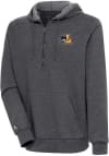 Main image for Antigua Loyola Ramblers Mens Charcoal Action Long Sleeve 1/4 Zip Pullover
