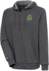 Main image for Antigua Marshall Thundering Herd Mens Charcoal Action Long Sleeve 1/4 Zip Pullover