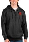 Main image for Antigua Maryland Terrapins Mens Black Action Long Sleeve 1/4 Zip Pullover