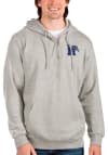 Main image for Antigua Memphis Tigers Mens Grey Action Long Sleeve 1/4 Zip Pullover
