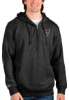Main image for Antigua NC State Wolfpack Mens Black Action Long Sleeve 1/4 Zip Pullover