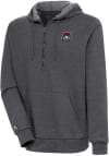 Main image for Antigua New Mexico Lobos Mens Charcoal Action Long Sleeve 1/4 Zip Pullover