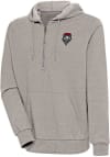 Main image for Antigua New Mexico Lobos Mens Oatmeal Action Long Sleeve 1/4 Zip Pullover