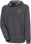 Main image for Antigua Northern Iowa Panthers Mens Charcoal Action Long Sleeve 1/4 Zip Pullover