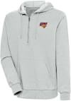 Main image for Antigua Northern Iowa Panthers Mens Grey Action Long Sleeve 1/4 Zip Pullover