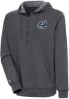 Main image for Antigua Old Dominion Monarchs Mens Charcoal Action Long Sleeve 1/4 Zip Pullover