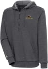 Main image for Antigua Southern Mississippi Golden Eagles Mens Charcoal Action Long Sleeve 1/4 Zip Pullover