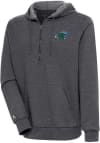 Main image for Antigua Tulane Green Wave Mens Charcoal Action Long Sleeve 1/4 Zip Pullover