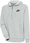 Main image for Antigua UTEP Miners Mens Grey Action Long Sleeve 1/4 Zip Pullover