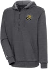 Main image for Antigua Wichita State Shockers Mens Charcoal Action Long Sleeve 1/4 Zip Pullover