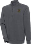 Main image for Antigua Vermont Catamounts Mens Charcoal Action Long Sleeve 1/4 Zip Pullover