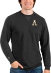 Main image for Antigua Appalachian State Mountaineers Mens Black Reward Long Sleeve Crew Sweatshirt