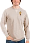 Main image for Antigua Arizona State Sun Devils Mens Oatmeal Reward Long Sleeve Crew Sweatshirt
