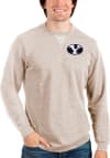 Main image for Antigua BYU Cougars Mens Oatmeal Reward Long Sleeve Crew Sweatshirt