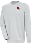 Main image for Antigua Illinois State Redbirds Mens Grey Reward Long Sleeve Crew Sweatshirt