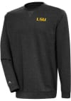 Main image for Antigua LSU Tigers Mens Black Reward Long Sleeve Crew Sweatshirt