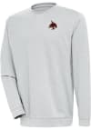 Main image for Antigua Texas State Bobcats Mens Grey Reward Long Sleeve Crew Sweatshirt