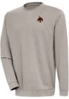Main image for Antigua Texas State Bobcats Mens Oatmeal Reward Long Sleeve Crew Sweatshirt