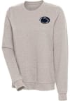 Main image for Antigua Penn State Nittany Lions Womens Oatmeal Action Crew Sweatshirt
