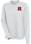 Main image for Womens Rutgers Scarlet Knights Grey Antigua Action Crew Sweatshirt