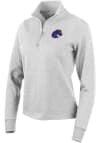 Main image for Antigua Boise State Broncos Womens Grey Action 1/4 Zip Pullover
