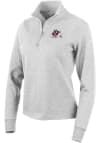 Main image for Antigua Fresno State Bulldogs Womens Grey Action 1/4 Zip Pullover