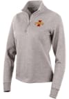 Main image for Antigua Iowa State Cyclones Womens Oatmeal Action 1/4 Zip Pullover