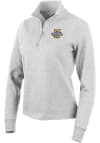 Main image for Antigua Marquette Golden Eagles Womens Grey Action 1/4 Zip Pullover