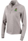 Main image for Antigua Marshall Thundering Herd Womens Oatmeal Action 1/4 Zip Pullover