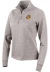 Main image for Antigua Minnesota Golden Gophers Womens Oatmeal Action 1/4 Zip Pullover